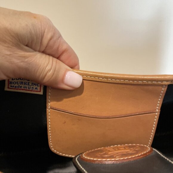 Vintage Dooney & Bourke Shoulder Bag Handbag Purse Black Brown Adjustable EUC - Picture 13 of 14